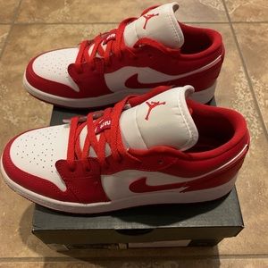 Womens Air Jordan Low GS Gym Red